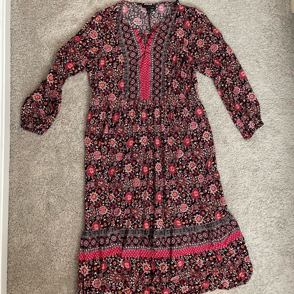 Bohemian Floral Maxi Dress Lane Bryant 16